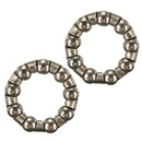 BIKIGHT 2 x Bicycle Rear Wheel Axle 1/4Inch x 9 Ball Bearing