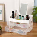 2/3 Layers Clear Drawers Makeup Case Cosmetic Organizer Storage Jewelry Box Holder