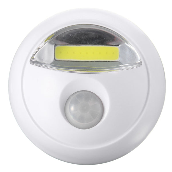 Wireless COB LED PIR Motion Sensor Battery Powered Night Light Wall Cabinet Lamp