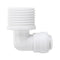 1/4 1/2 Inch RO Grade L Type Water Quick Connect Fittings Pipes for Water Filters