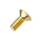 Suleve M4AH2 50Pcs Titanium Plated M4 Hex Socket Flat Countersunk  Head Screws Alloy Steel 12.9 Grade Screw Bolt M4*10