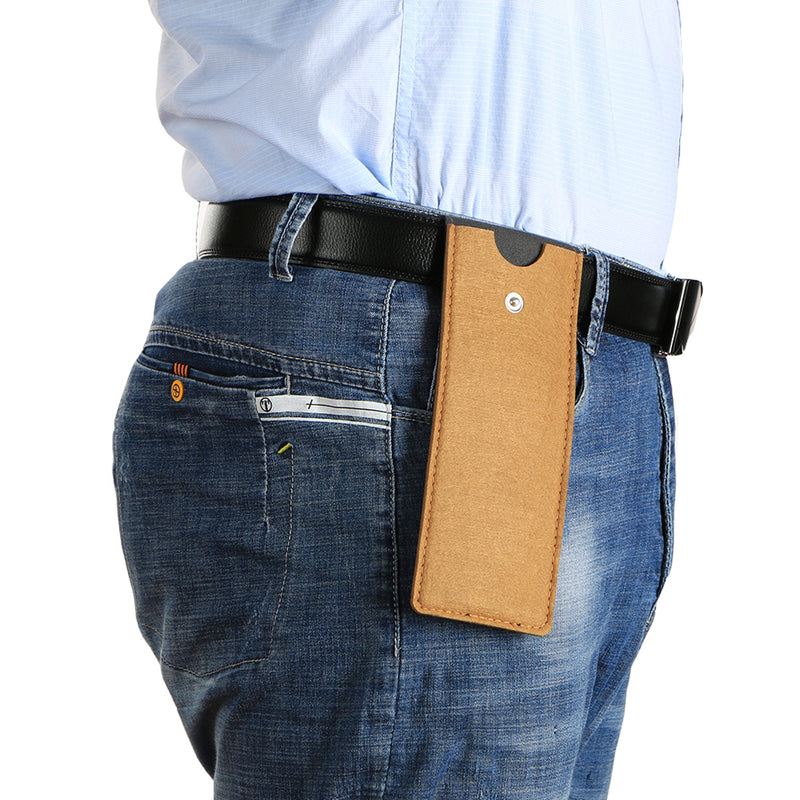 Leather Archery Pocket Holder Bag Bow Holder Outdoor Hunting Belt Waist Bag