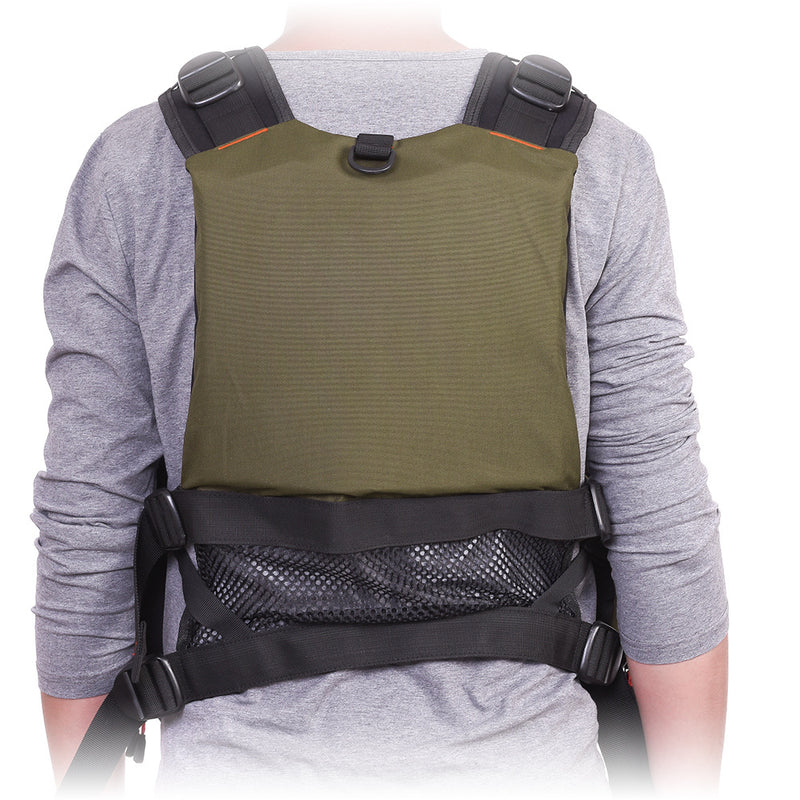 LEO 27988 D86 Olive Green Boat Floating Fishing Jacket Life Jacket Life Vest