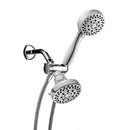 KCASA KC-SH03 Full-Chrome 5+5 Outlet Mode Luxury 2 in 1 Shower-Head & Handheld-Shower Head