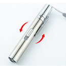 Three-in-one Flashlight White light + Laser +365 White Light USB Rechargeable Mini LED Flashlight Outdoor Work Light Laser Light