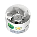 4'' Inline Duct Fan Booster Exhaust Blower Air Cooling Vent Metal Blade