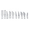 13Pcs Wood Carving Chisels Blades Set With 3Pcs Woodworker Engraving Handle Tools Kit