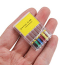 6PCS K/R/H-File Stainless Steel Dental 25mm 15-40
