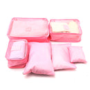 IPRee 6Pcs Travel Portable Storage Bag Set Clothes Packing Luggage Organizer Waterproof Pouch