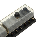 Universal Car Truck Boat 12 Way 12V Standard Blade Block Fuse Box Holder Circuit