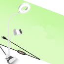 Universal Desktop Lazy Holder Phone Holder with LED Lamp Selfie Light for iPhone Samsung Xiaomi