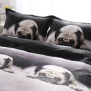 3 PCS Bedding Sets 3D Animal Lovely Dog Printing Quilt Cover Pillowcase For Full Size