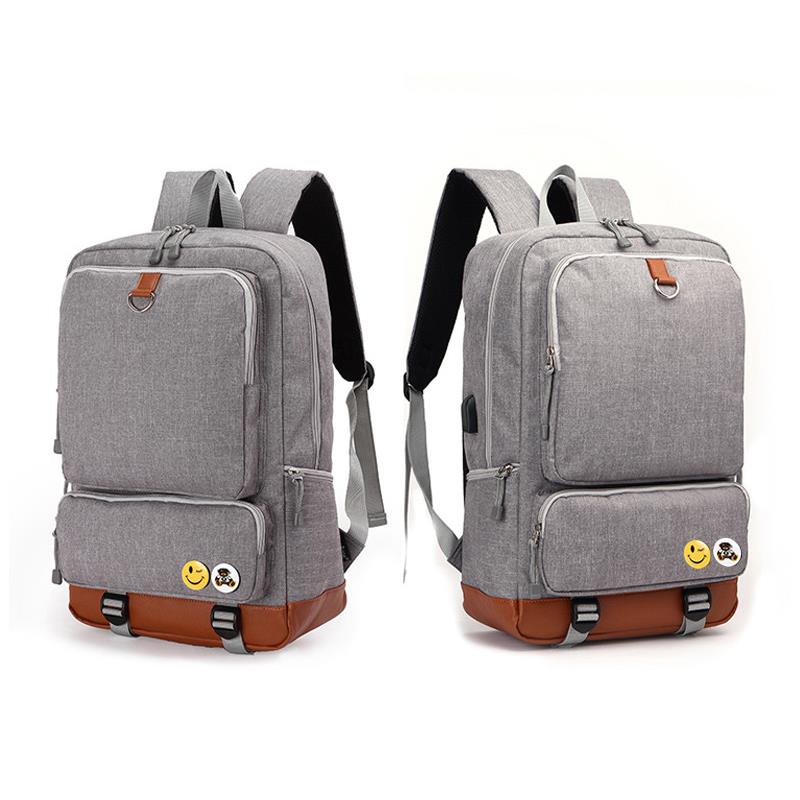 Backpack USB Charging Backpacks Men Woman Shoulder Bag Laptop Bag Casual Travel Backpack College Bag For 15-inch Laptop