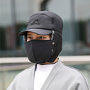 Winter Hat For Men Bonnet Windproof Thick Warm Snow Ski Winter Hat Cap Casual Earmuffs Cap Skiing Cap
