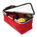 30L Large Folding Insulated Thermal Cooler Bag Picnic Camping Lunch Storage Baskets