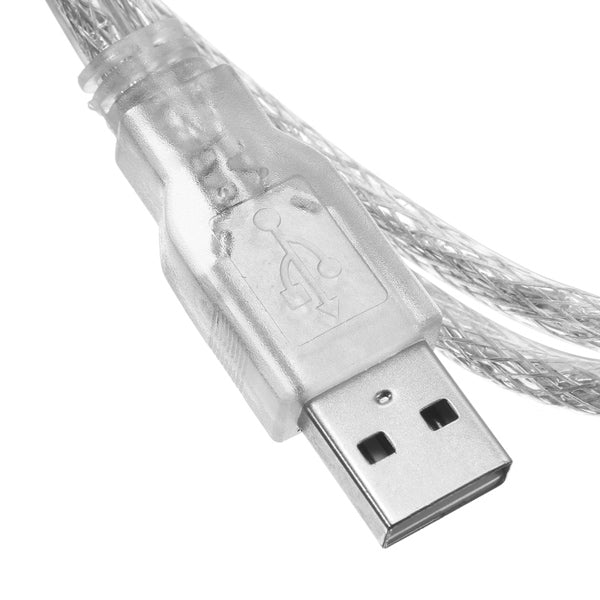 Dual USB 2.0 A Male to Mini 5pin B Male Data Power Cable for 2.5 HDD Hard Drive