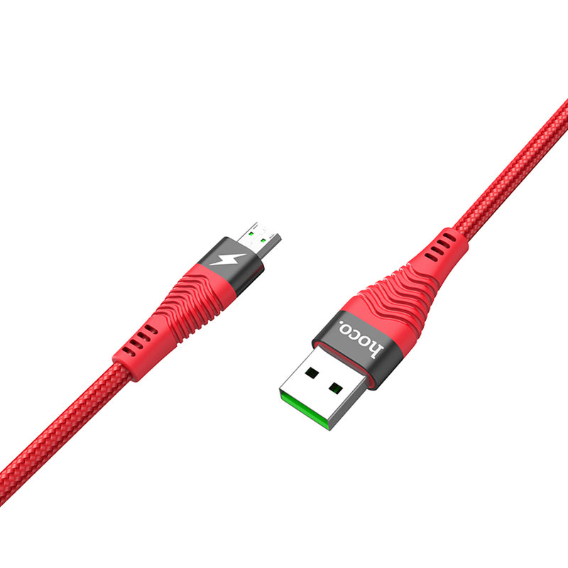 HOCO U53 Micro USB 4A Fast Charging Data Cable for Tablet Smartphone 1.2M
