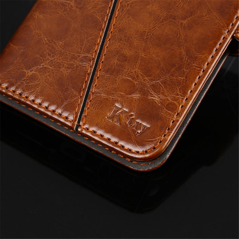Bakeey Geometry Flip PU Leather Card Holder Full Cover Protective Case for Xiaomi Mi6X Mi 6X Mi A2