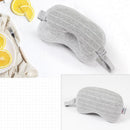 IPRee 2-in-1 Sleeping Eye Mask Eyeshade Cover Shade U-shaped Travel Office Neck Support Pillow