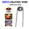30pcs Heating Wire Kernel 26GA*32GA Heating Element Resistance Wire Replacement Accessories