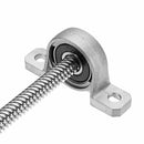 Machifit T8 400mm Lead Screw Set with Nut Housing Bracket Mounted Ball Bearing and Shaft Coupling