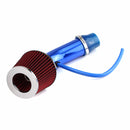 3inch 75mm Universal Short Racing High Flow Air Intake Kit Pipe + Filter + Clamp