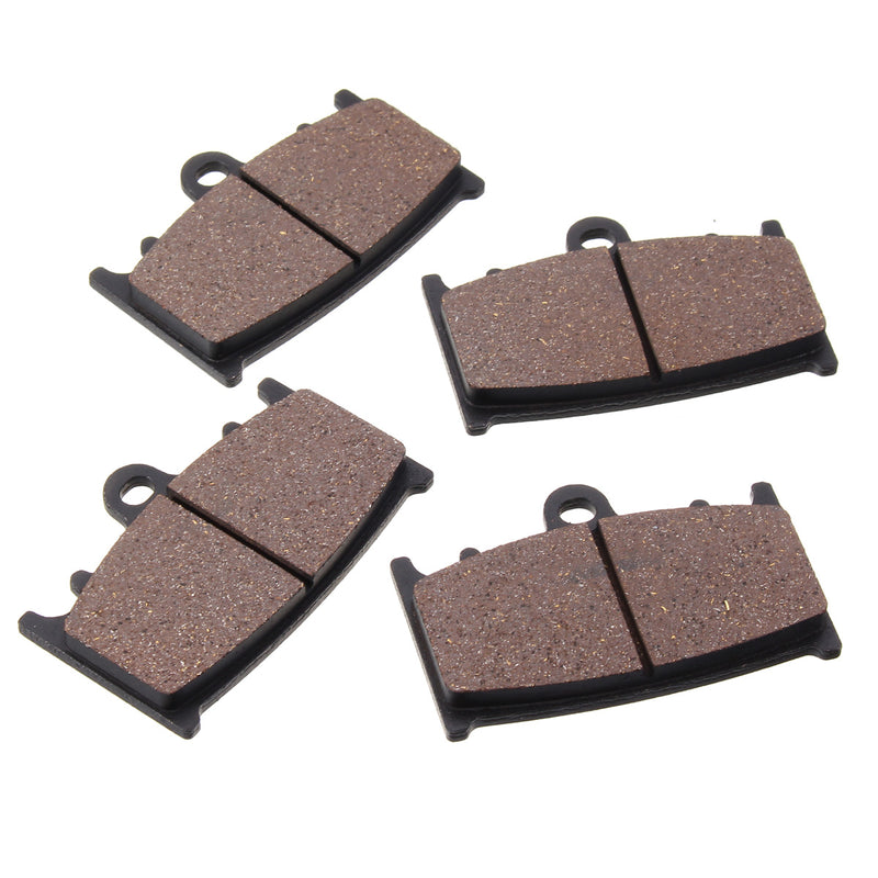 4pcs Front Organic Ceramic Brake Pads For Suzuki GSX-R600 GSXR600 1997-2003