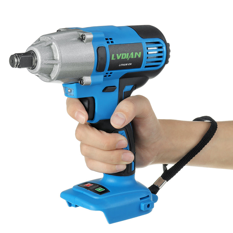 18V 320N.M Cordless Electric Impact Wrench Driver Stepless Speed Change Switch for Makita Battery Electric Wrench