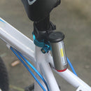 Aluminum COB USB Rechargeable Bike Light Taillight LED Warning Safety Bicycle Cycling Light