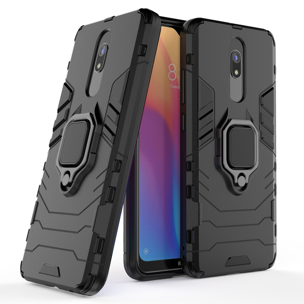 Bakeey Armor Magnetic Card Holder Shockproof Protective Case For Xiaomi Redmi 8 / Redmi 8A