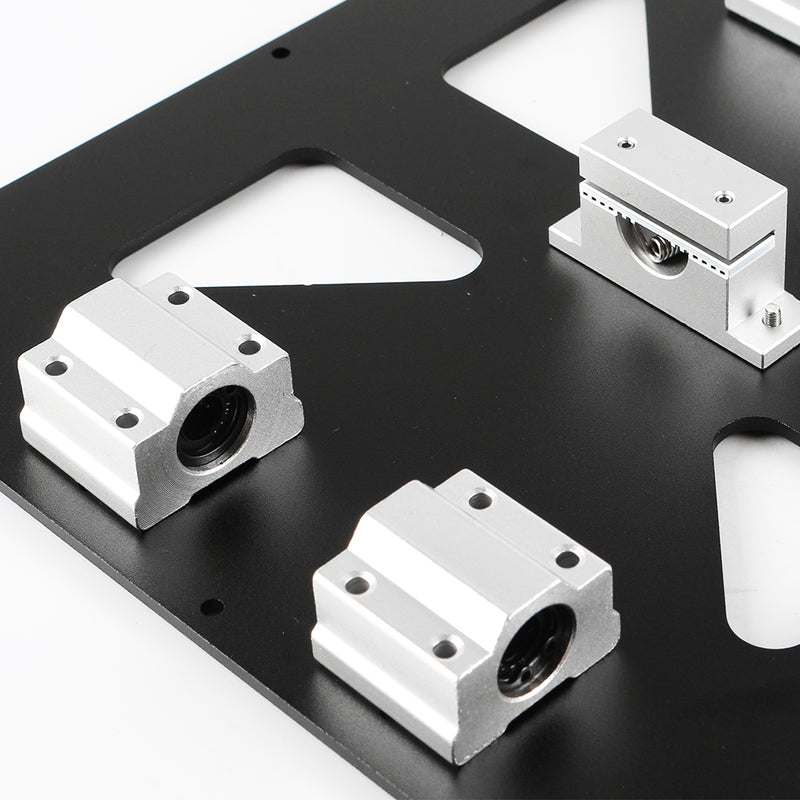 Y Carriage V2 Hot Bed Support Plate with Aluminum SC8UU P8 Slider for Prusa i3 3D Printer