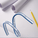 30cm Flexible Plastic Ruler Measuring Gauge Ruler Technical Curve