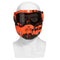 Detachable Modular Face Mask Shield Goggle Protect Motorcycle Helmet