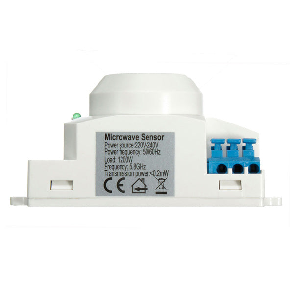 SK-600 AC 220V-240V 5.8GHz Microwave R adar Sensor Body Motion HF Detector Light Switch