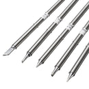 KSGER 5pcs T12-BC2/T12-I/T12-B/T12-K/T12-24 Soldering Iron Tips Soldering Tips