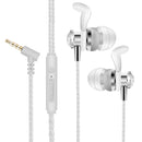 ACZ X8 3.5mm Wired Control Earphone In-ear Heavy Bass Earbuds with Mic for iPhone Xiaomi Huawei