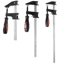 Drillpro 3 Inch x 6-36 Inch Quick Release Clutch Style F Bar Clamp Medium Duty Parallel Woodworking Clamp