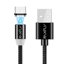 RAXFLY Type C LED Magnetic Braided Charging Phone Cable 1m For Oneplus5t Xiaomi 6 Mi A1 Huawei Mate 10 Pro S9+