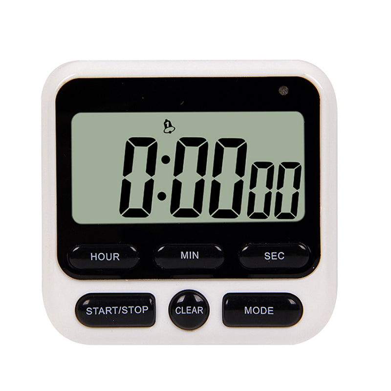 Minleaf ML-KT01 Digital Kitchen Timer Home LCD Screen Square Cooking Count Up Countdown Alarm Sleep Stopwatch