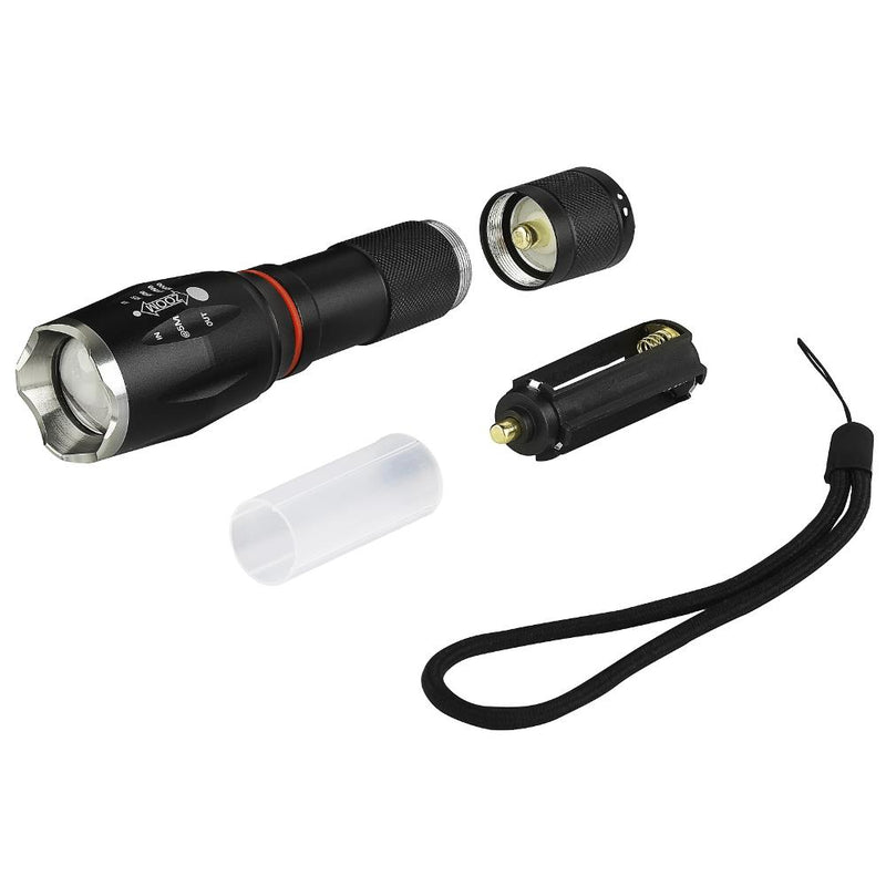 XANES 1005A  T6 + COB 1000Lumens 5Modes Front & Side Lights Zoomable Tactical LED Flashlight