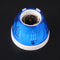 Blue Shell Flat Fixed B22 Lamp Holder Bayonet Light Bulb Adapter Socket AC250V