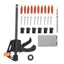 Drillpro 31pcs Woodworking Pocket Hole Jig with Step Drill and Clamp Woodworking Carpentry Tool