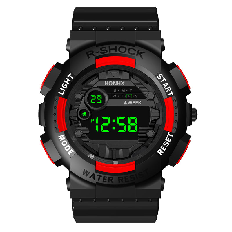 HONHX 82-66F Fashion Sport Style Men Luminous Dsiplay Digital Watch