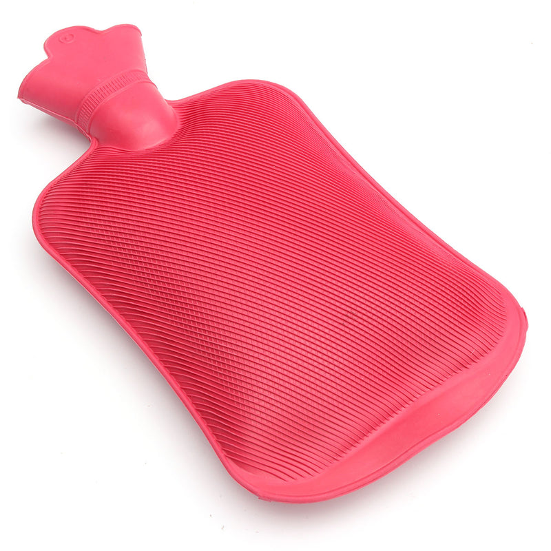 Rubber Hot Water Bottle Bag Hand Warmers Therapy Winter Warm Home Office