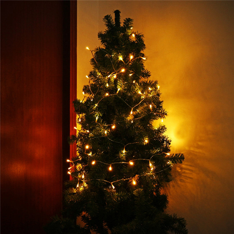 Solar Powered 10M 8 Modes 70 LED String Light Outdoor Christmas Holiday Garden Lamp