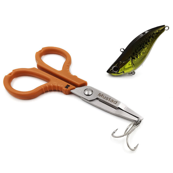 ZANLURE Multifunction Steel Sawtooth Scissors PE line Cut Portable Outdoor Fishing Tools