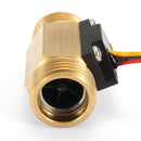 G1/2 Copper Hall Effect Liquid Water Flow Sensor Flow Meter Meter
