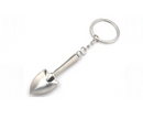 1PC Keyring Tools Metal Silver Keychain Work Shovel Mini Tool Shovel Keyring Metal Keychain Work Tools