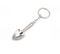 1PC Keyring Tools Metal Silver Keychain Work Shovel Mini Tool Shovel Keyring Metal Keychain Work Tools