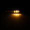 4pcs 15LED Flowing Turn Signal Lights Indicators White&Amber Blinker Motorcycle Universal